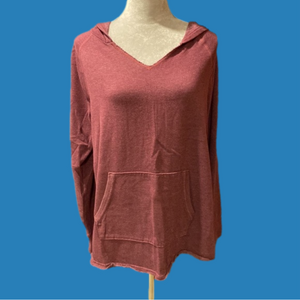 Large SO hooded sweatshirt red